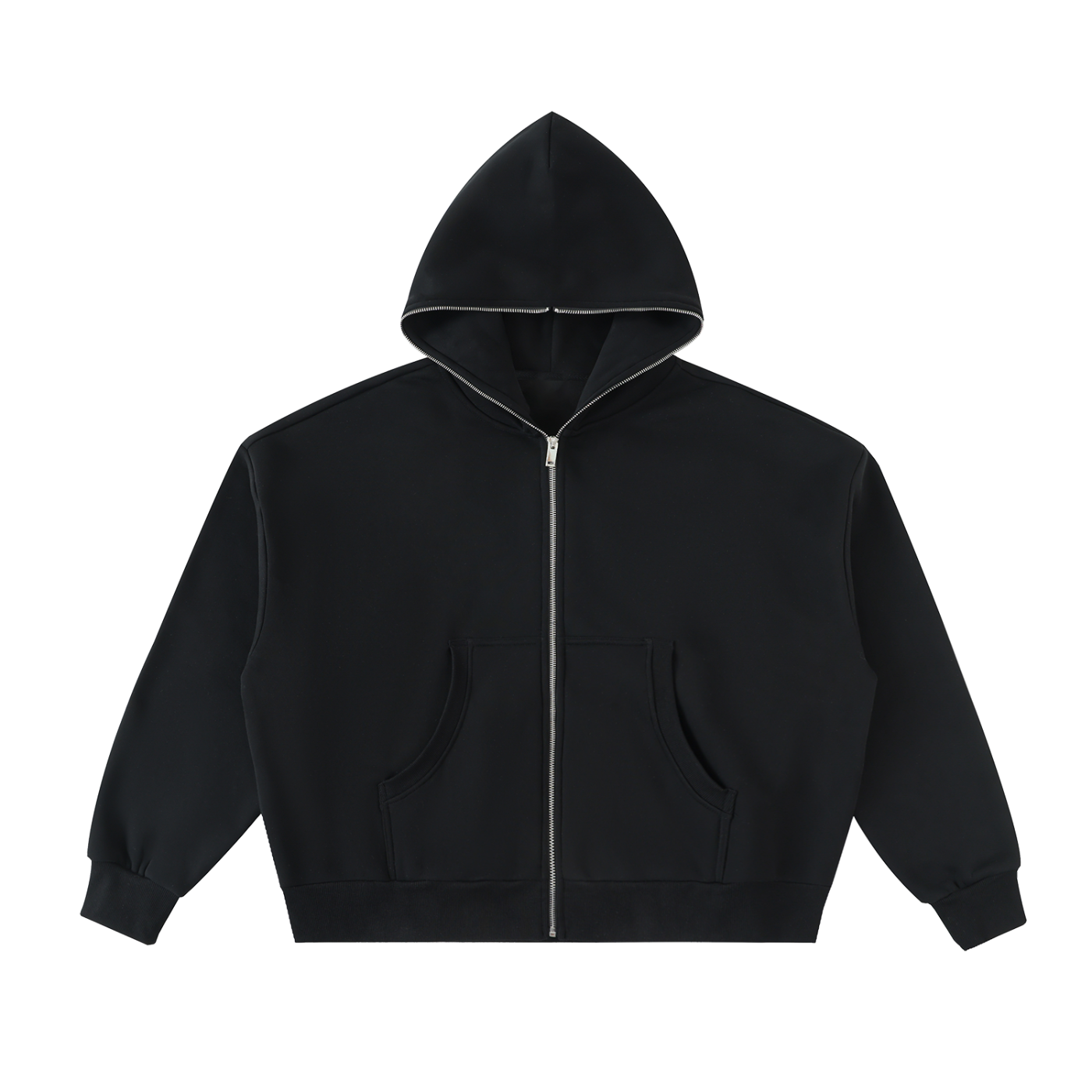 SIN Rom Fleeced Full-Zip Hoodie