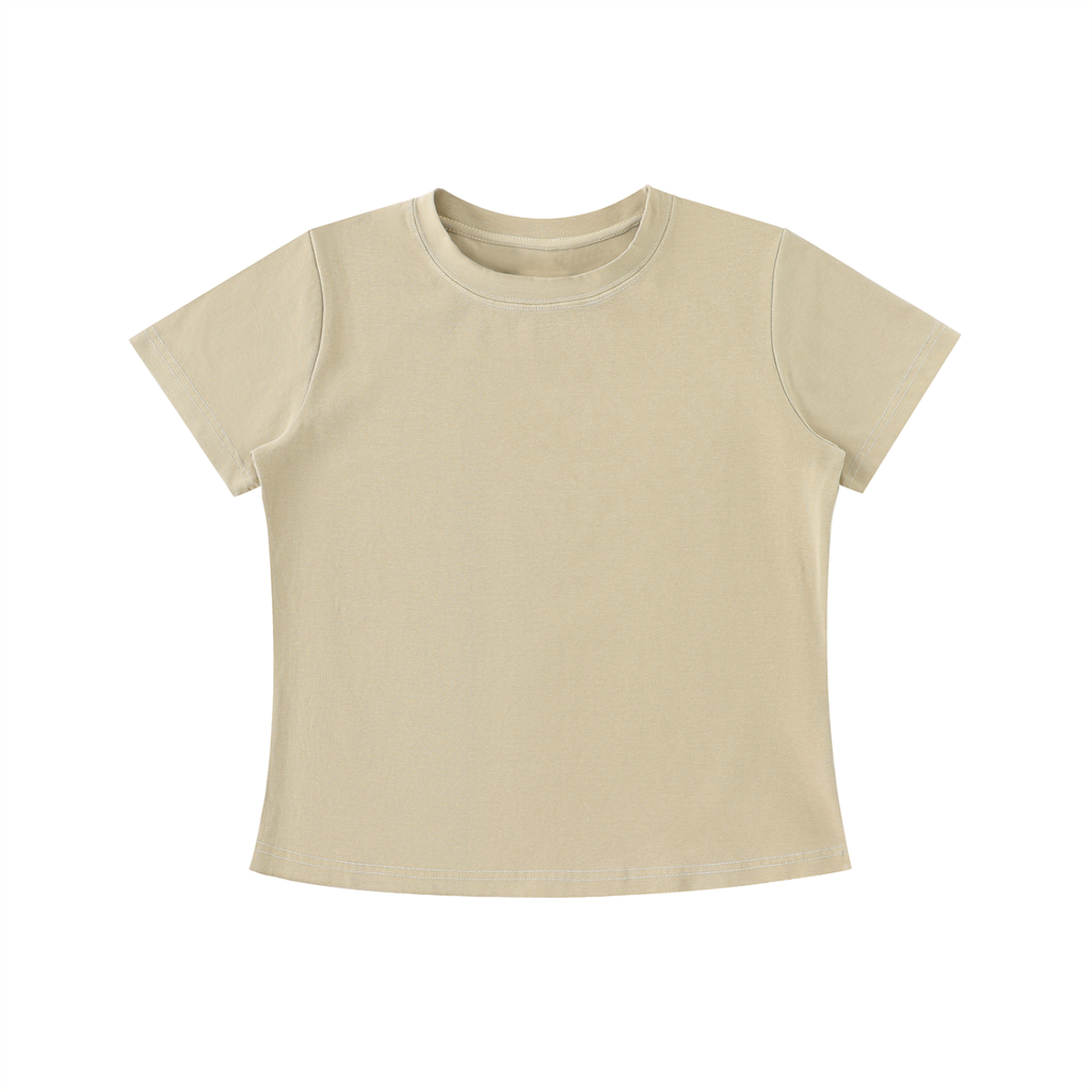 SIN Womens Vintage Wash Slim Fit T-shirt