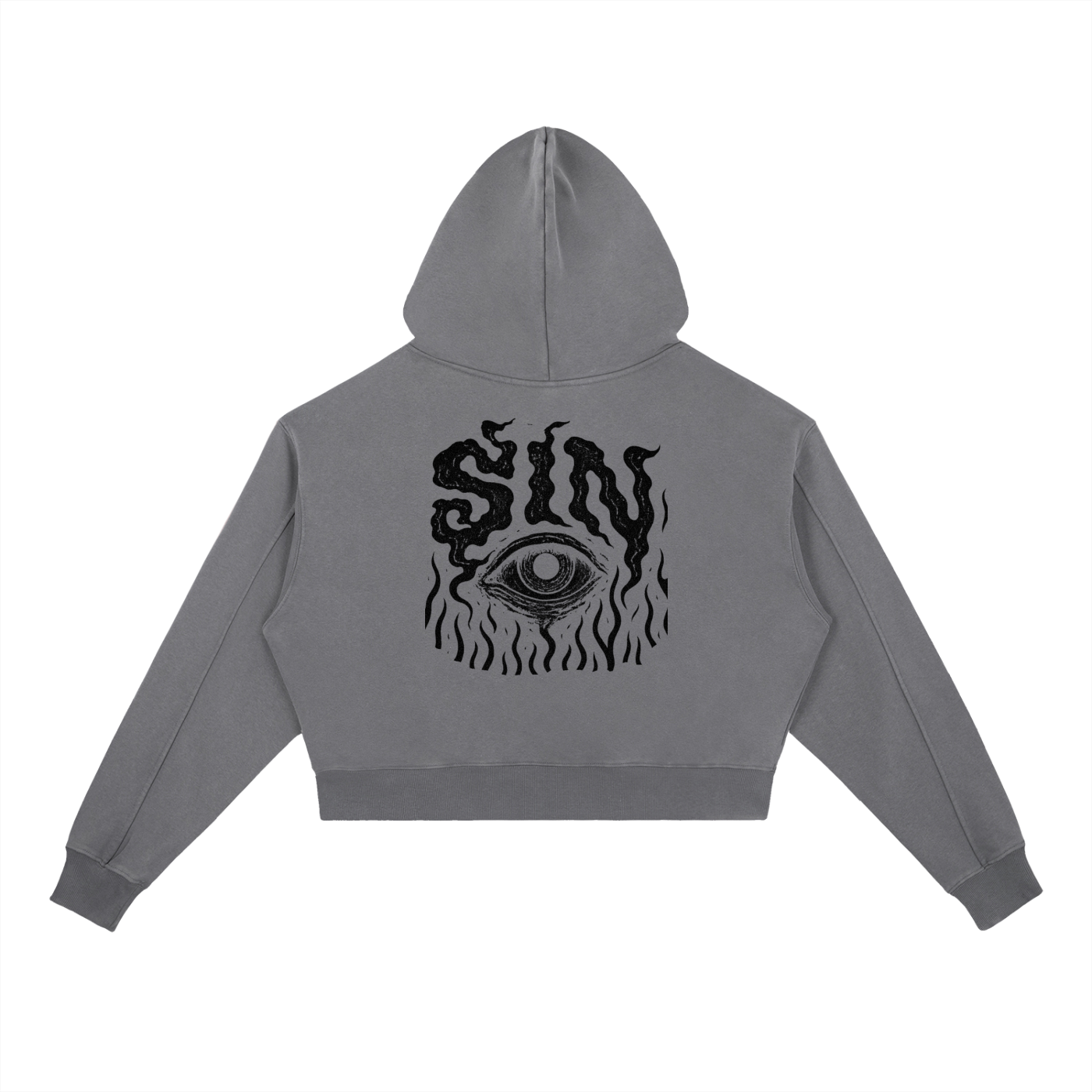 WOMENS SIN Vintage Washed Heavyweight Hoodie